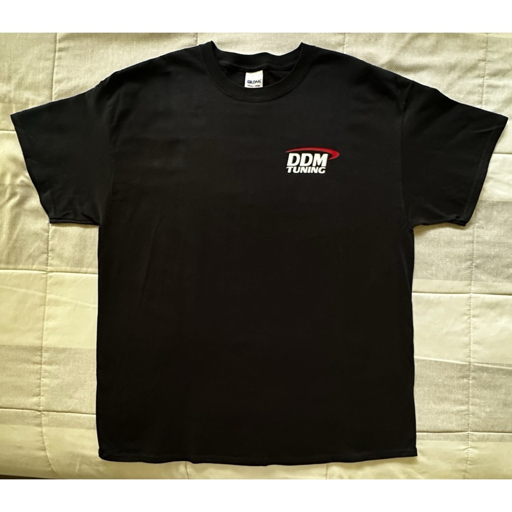 DDM Tuning Performance Car Parts T-Shirt Black Gildan Heavy Cotton Men's XL Vtg
